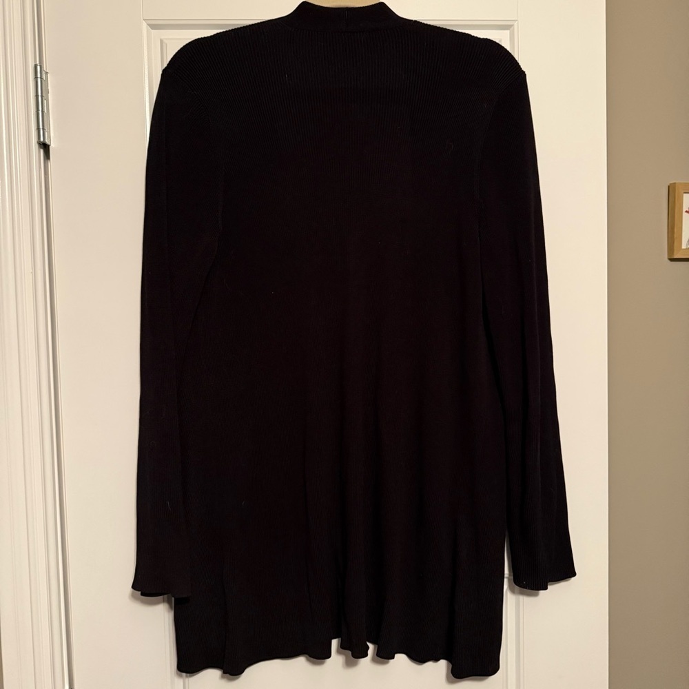 Eileen Fisher Open Front Cardigan Sweater Size Medium - Picture 3 of 5